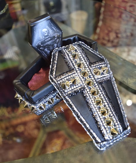 kki.2368　 Gothi Clip 棺BOX。＜ロックスタッズ＞