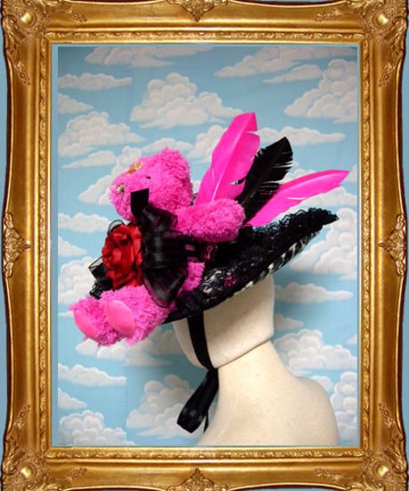 kki.1562　　パッションピンクdeプレゼントドレスHAT。