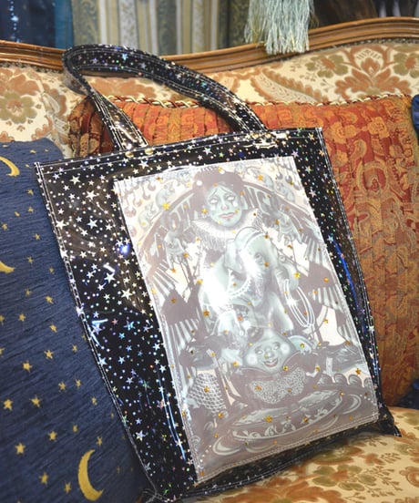 kki.SJ-004　SAKKIJEY◆collaboration Art Vinyl BAG。＜BLU/サーカス＞