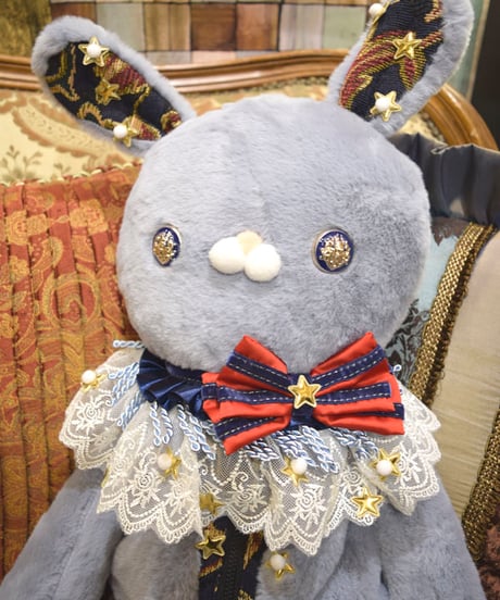 kki.2585　星の子ぬいぐるみBAG。＜グレーうさたん＞