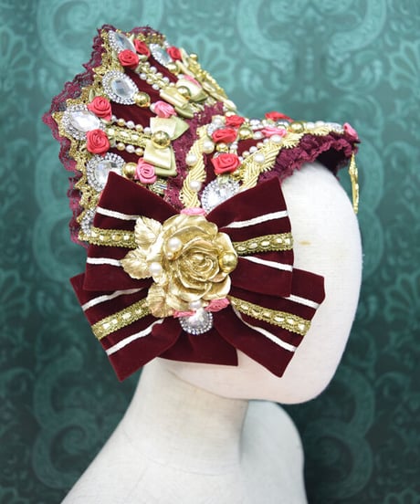 kki.2567　薔薇の姫デコレーションロココカチューシャ。