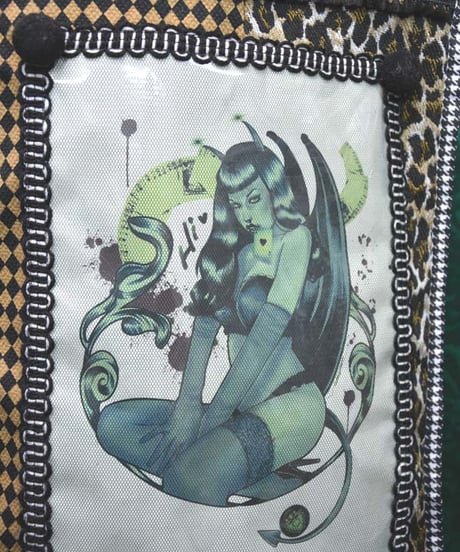 kki.SJ-003　SAKKIJEY◆collaboration　Art Tote BAG。＜devil girl＞