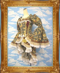 kki.1273　野薔薇ロココドレスバスクコルセット 。