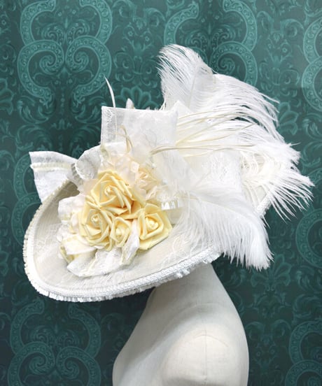 kki.2477　ヴィンテージローズガーデン広つばHAT。