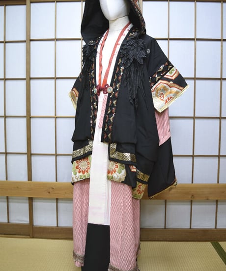 kki.2553　【KIMONO Custom】カラス天狗のKIMONOガウン。