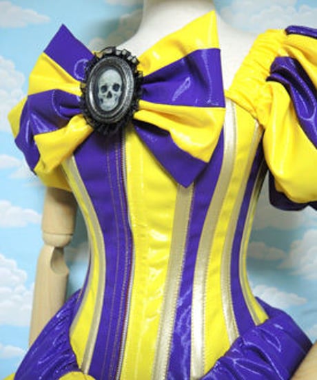 kki.1871　毒林檎でトリップした白雪姫のコルセットドレス。 HAT、スカートSET