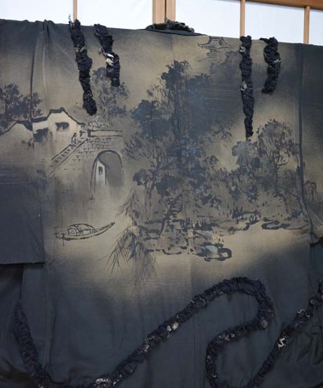 kki.2611　【KIMONO Custom】BOROBORO羽織。