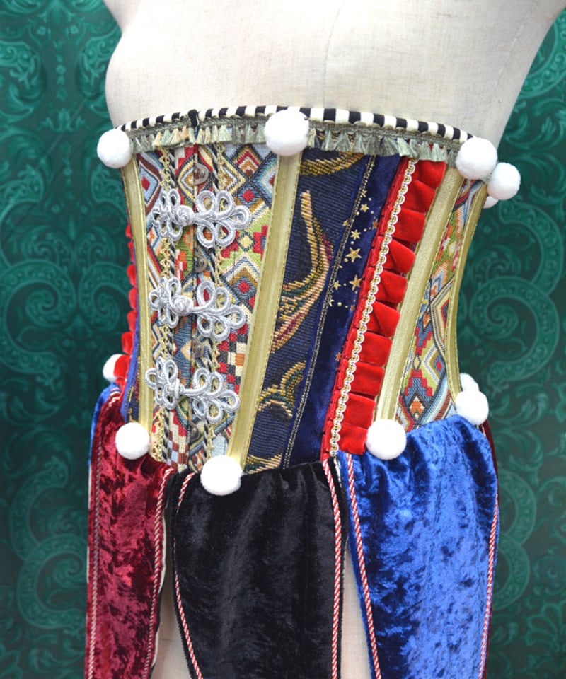 kki.2637 CLOWNウエストコルセット。 | 危機裸裸商店WEBSHOP
