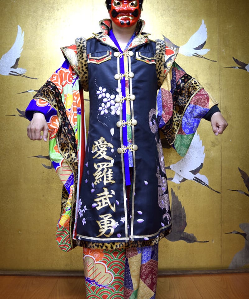 kki.2547 【KIMONO Custom】天下無敵特攻KIMONOガウン。 | 危機 kki.2547 【KIMONO Custom】天下無敵特攻KIMONOガウン。 | 危機
