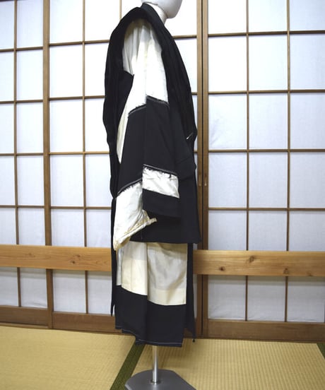 kki.2551　【KIMONO Custom】モノクロ裃ジャケット。
