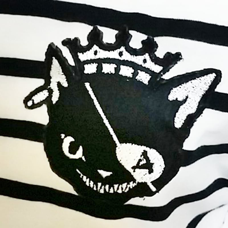 チェシャ猫 長袖トレーナー ブラック CHESHIRE CAT チェシャ猫 長袖トレーナー ブラック CHESHIRE CAT チェシャ猫