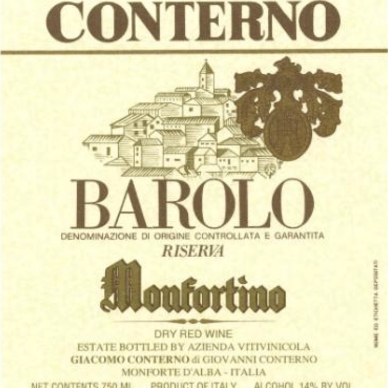 Giacomo Conterno - Barolo Monfortino 2019 Riser