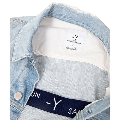 14oz DAMAGED JEAN JACKET / GREY / 11B18JK04MT