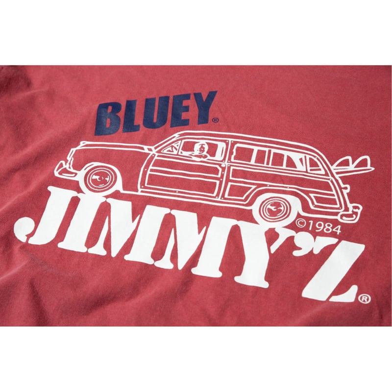 BLUEY×JIMMY'Z S/S TEE / RED / 15B20AC23SR | BLU