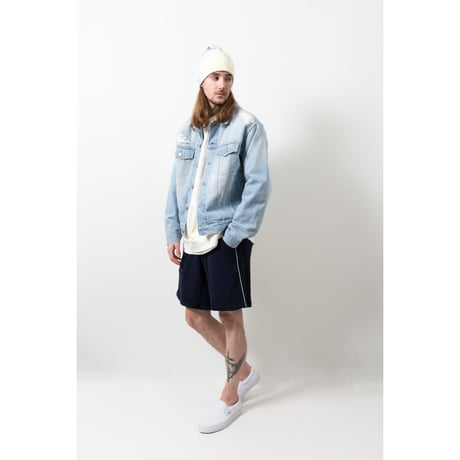 14oz DAMAGED JEAN JACKET / GREY / 11B18JK04MT