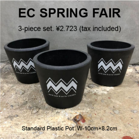 BLUEY PLASTIC POT 3個セット / BPA-0003