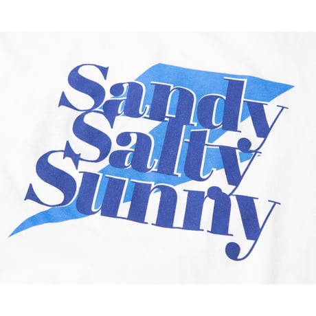 SANDY SALTY SUNNY S/S TEE / OFF×BLUE / 15B20TS14FB