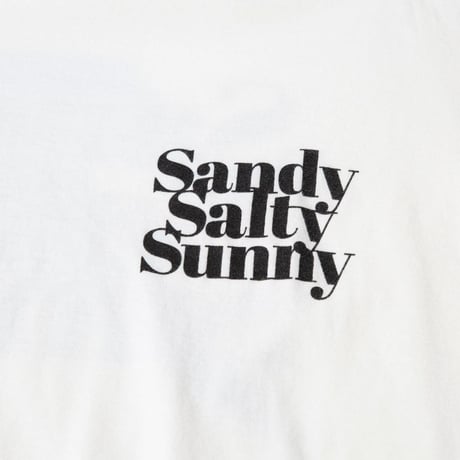 SANDY SALTY SUNNY S/S TEE / OFF×BLUE / 15B20TS14FB