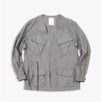 NYLON TASLAN FATIGUE CARDIGAN / CHARCOAL / 11B18JK07SE