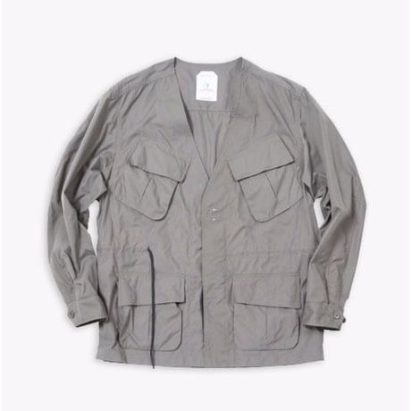 NYLON TASLAN FATIGUE CARDIGAN / CHARCOAL / 11B18JK07SE