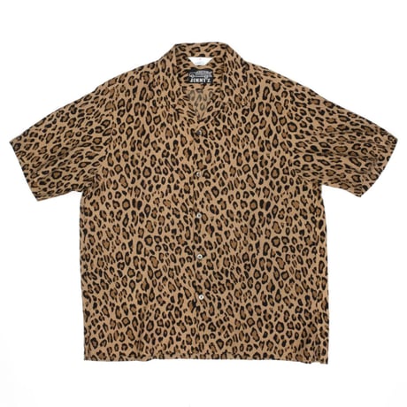 BLUEY×JIMMY'Z RAYON SHIRTS / REOPARD / 15B20SH21SI