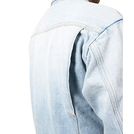 14oz DAMAGED JEAN JACKET / GREY / 11B18JK04MT