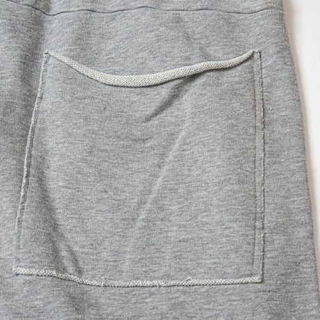 OZONE WASH SWEAT SHORTS / GREY / 15B20PA10FB