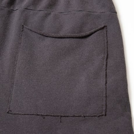 OZONE WASH SWEAT SHORTS / CHARCOAL / 15B20PA10FB