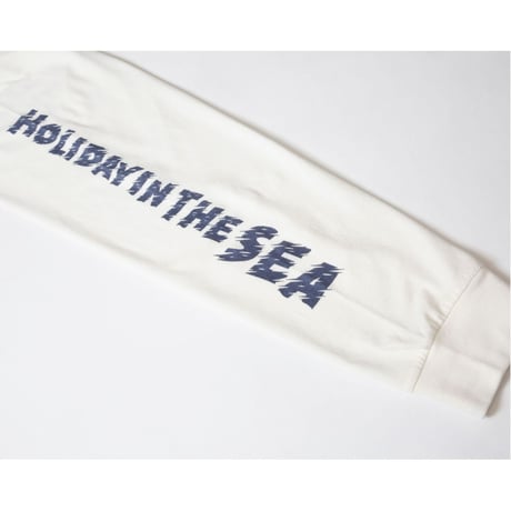 HOLIDAY IN THE SEA L/S TEE / OFF×YELLOW / 15B20TS18FB