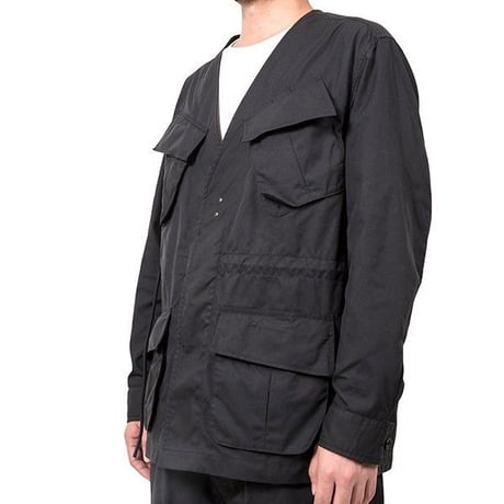 NYLON TASLAN FATIGUE CARDIGAN / CHARCOAL / 11B18JK07SE