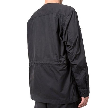 NYLON TASLAN FATIGUE CARDIGAN / CHARCOAL / 11B18JK07SE