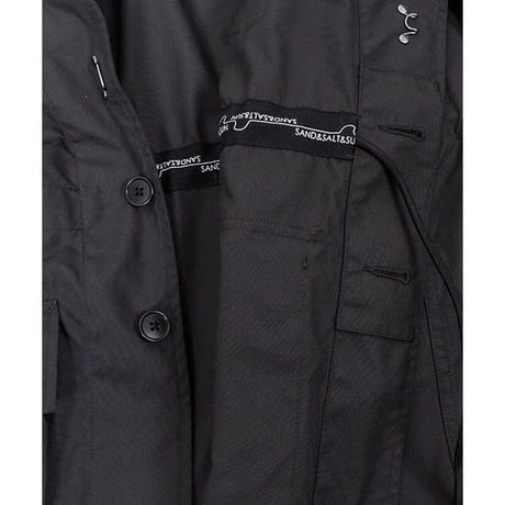 NYLON TASLAN FATIGUE CARDIGAN / CHARCOAL / 11B18JK07SE