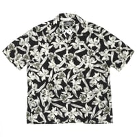 BLUEY×JIMMY'Z RAYON SHIRTS / BLACK / 15B20SH21SI