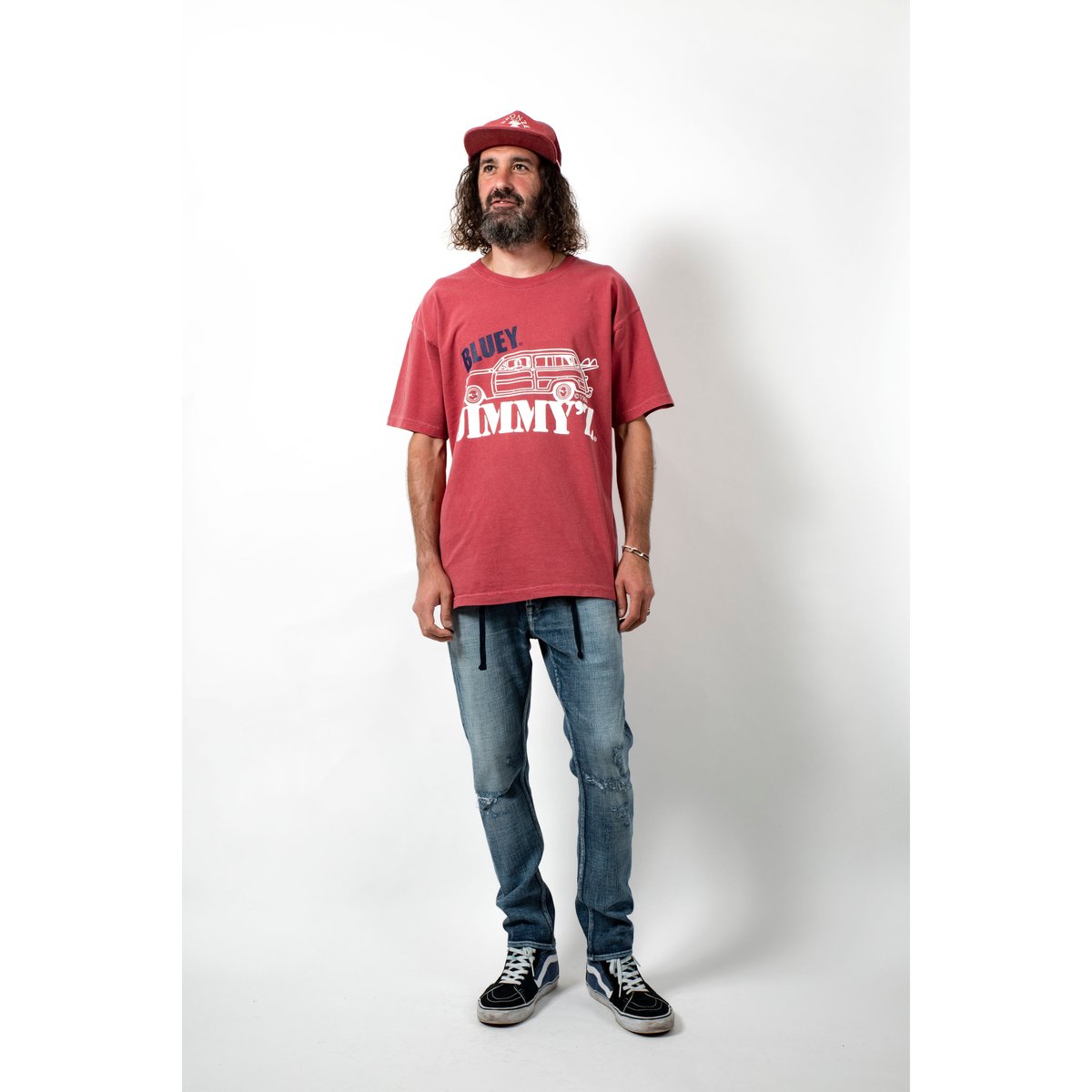 Jimmyです BLUEY×JIMMY'Z S/S TEE / RED / 15B20AC23SR | BLU