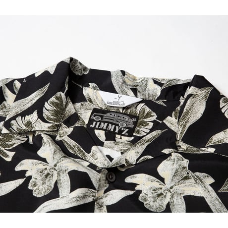 BLUEY×JIMMY'Z RAYON SHIRTS / BLACK / 15B20SH21SI