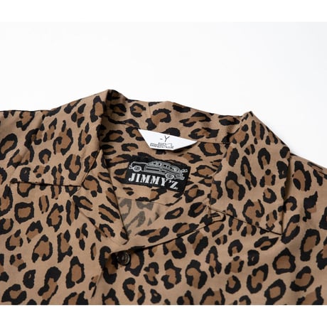 BLUEY×JIMMY'Z RAYON SHIRTS / REOPARD / 15B20SH21SI