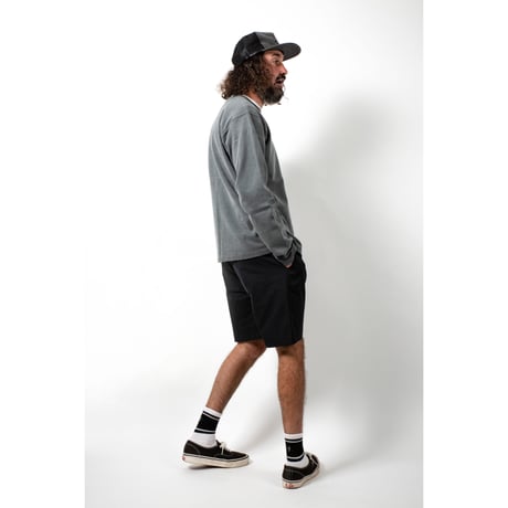 PIGMENT DYED HEAVY JERSEY PULLOVER / BLUE / 15B20CN11FB