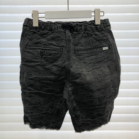 JACQUARD CAMOUFLAGE SHORTS / BLACK / 09B17PA11MT
