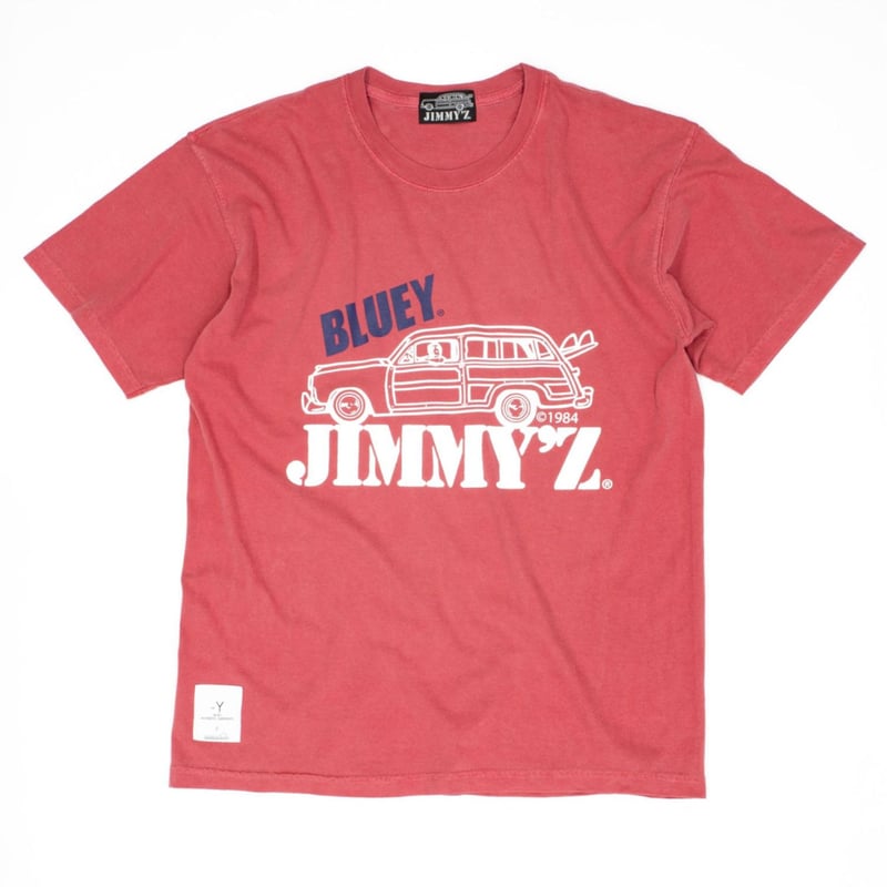 BLUEY×JIMMY'Z S/S TEE / RED / 15B20AC23SR | BLU