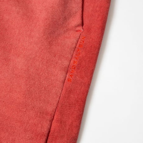 PIGMENT DYED HEAVY JERSEY PANTS / RED / 15B20PA12FB