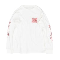 SANDY SALTY SUNNY L/S TEE / OFF×RED / 15B20TS19FB