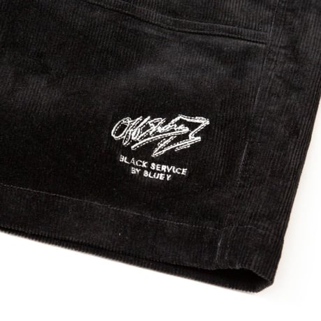 BLUEY×OFFSHORE CORDULOY SHORTS / BLACK / 15B20PA40TS