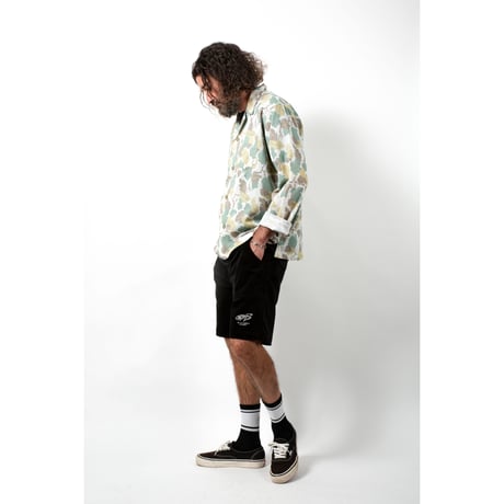 BLUEY×OFFSHORE CORDULOY SHORTS / BLACK / 15B20PA40TS