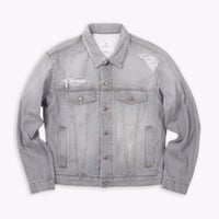 14oz DAMAGED JEAN JACKET / GREY / 11B18JK04MT