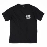 SANDY SALTY SUNNY S/S TEE / BLACK / 15B20TS14FB