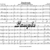 【5Sax楽譜】Daybreak