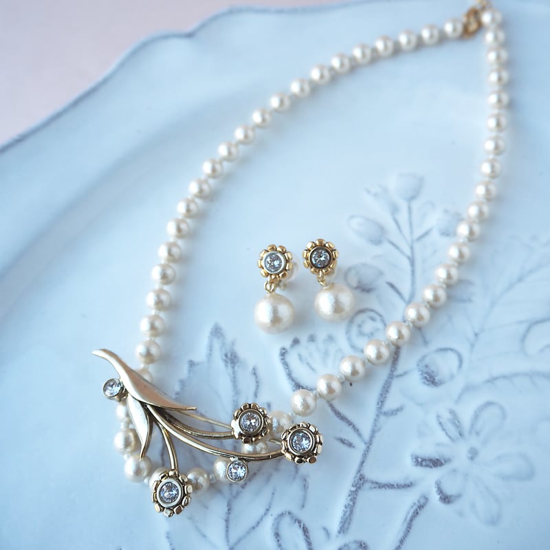 FOXEY✳️2way フラワー ネックレス＆ブローチ