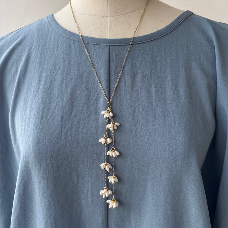 繊細な2本セットのパールネックレス | CO＊STARRING ONLINE-SHOP