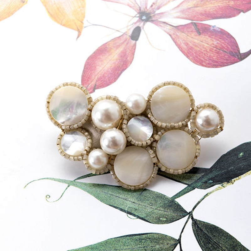 ブローチ｜RIC-078-WHT | CO＊STARRING ONLINE-SHOP