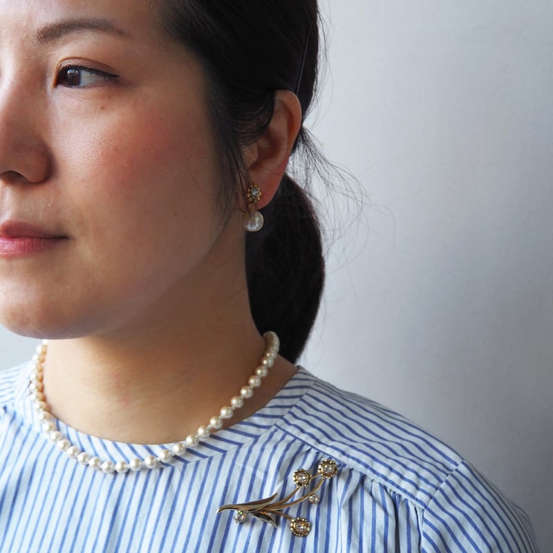 美品 アメリカブランド MONET P.E.P ネックレス ブローチ イヤリング Monet(モネ)｜デイジーボンボン・アクセサリー通販ショップ